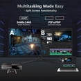 thumbnail image 5 of Z-Edge UG34 34 Ultrawide 2K Curved Gaming Monitor with 165Hz Refresh Rate, 21:9 Aspect Ratio, 1ms MPRT, 3440x1440 Resolution, 1500R Curvature, VA Panel, 178 Viewing Angles, AMD Freesync, 5 of 5