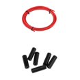 thumbnail image 1 of Cubierta de tubo de alambre de repuesto para carcasa de Cable de bicicleta universal de 4mm con 6 uds de extremo s rojo kusrkot Carcasa del cable de cambio de bicicleta, 1 of 8