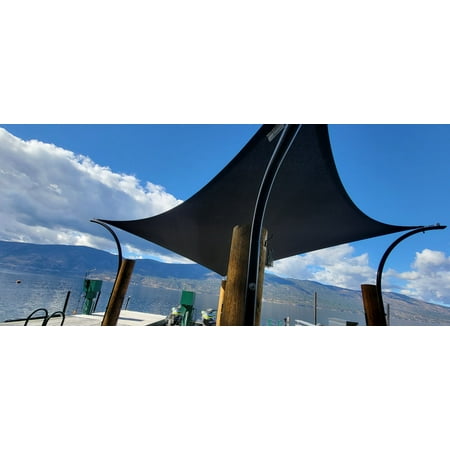 Sentinel Shade Systems AURORA FR SERIES Shade Sails - RIGHT ANGLE TRIANGLE-Lime Green