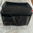 thumbnail image 3 of Armrest Organizer; Black; 5 Pocket Organizer Fits Any Sofas or Armrest 10.5"X7", 3 of 4