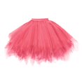thumbnail image 2 of Tutu Skirts for Women 80's Tutu Skirt Layered Tulle Petticoat Halloween Tutu, 2 of 4