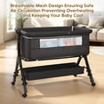thumbnail image 4 of Baby Bassinet, Adjustable Baby Bedside Sleeper Bassinet with 360°Wheel, Baby Cradle for Infant,0-6 Months, 4 of 8