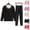 Black, variant on Gamivast Thermal Underwear Set for Women 2-Piece Long Sleeve Scoop Neck Top and Full Length Leggings Base Layer Ultra Soft Fleece Lined Warm Winter Sleepwear Lounge L