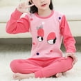 thumbnail image 7 of Toddler Pajamas Long Sleeve Girls Pajama Set Kids Solid Pjs Boys Soft Sleepwear,cartoon 6-12 Months 12-24 Months 2t 3t 4t 5t 6t 7t 8t 9t Children Hot Pink 11-12 Years, 7 of 7
