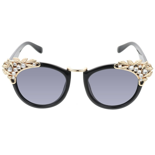 Gafas de sol con diamantes de imitación, modernas y retro, con protección solar para exteriores.