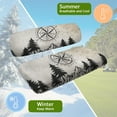 thumbnail image 5 of Yuyamidu Campass Golf Cart Seat Cover Set of 2 Mountain Seat Bottom Cushion Backrest Pad for Golf Cart Seat Decor for 2 Person Seats, Easy to Install, 5 of 7