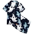 thumbnail image 4 of TBWNWG Ensemble de Tenues pour Filles, Pyjama à Manches Courtes Imprimé Floral pour Enfants, Taille 2-3 Ans, 4 of 4