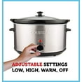 thumbnail image 2 of Courant CSC-8525ST 8.5qt Oval Slow Cooker S. Steel, 2 of 9