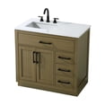 thumbnail image 6 of Elegant Kitchen and Bath Alden 36 inch Single Bathroom Vanity in Chestnut Brown, 6 of 10