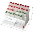 thumbnail image 5 of FSA/HSA Medcenter Traveler 31-Day Medication Organizer Container with 4 Daily Compartments, Standard Size, 5 of 5