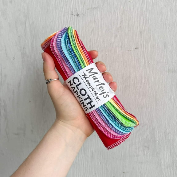 Marley's Monsters Small Cloth Napkins: Color Mixes