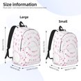 thumbnail image 4 of Daiia Breast Cancer Awareness (4) Vintage Canvas Backpack for Men and Women ,Hiking Backpack,Travel Laptop Bag for School,Large Capacity Backpack, 4 of 8