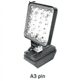 thumbnail image 4 of 2 Pcs Lampe de Travail LED 4 Pouces pour Batterie 18V, Lampe de Chantier LED, 4 of 6