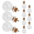 thumbnail image 3 of 10 Uds Mini botellas de vidrio con tapones de corcho DIY manualidades Mini botellas de lavado colgantes dijes, 3 of 8