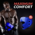 thumbnail image 7 of FightX Boxing Headgear For Youth MMA Training, MuayThai, Sparring Helmet For Protector (Blue, S/M), 7 of 7