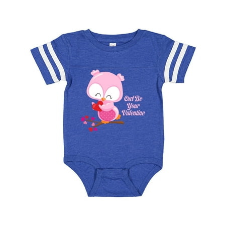 

Inktastic Cute Owl Valentine Gift Baby Girl Bodysuit