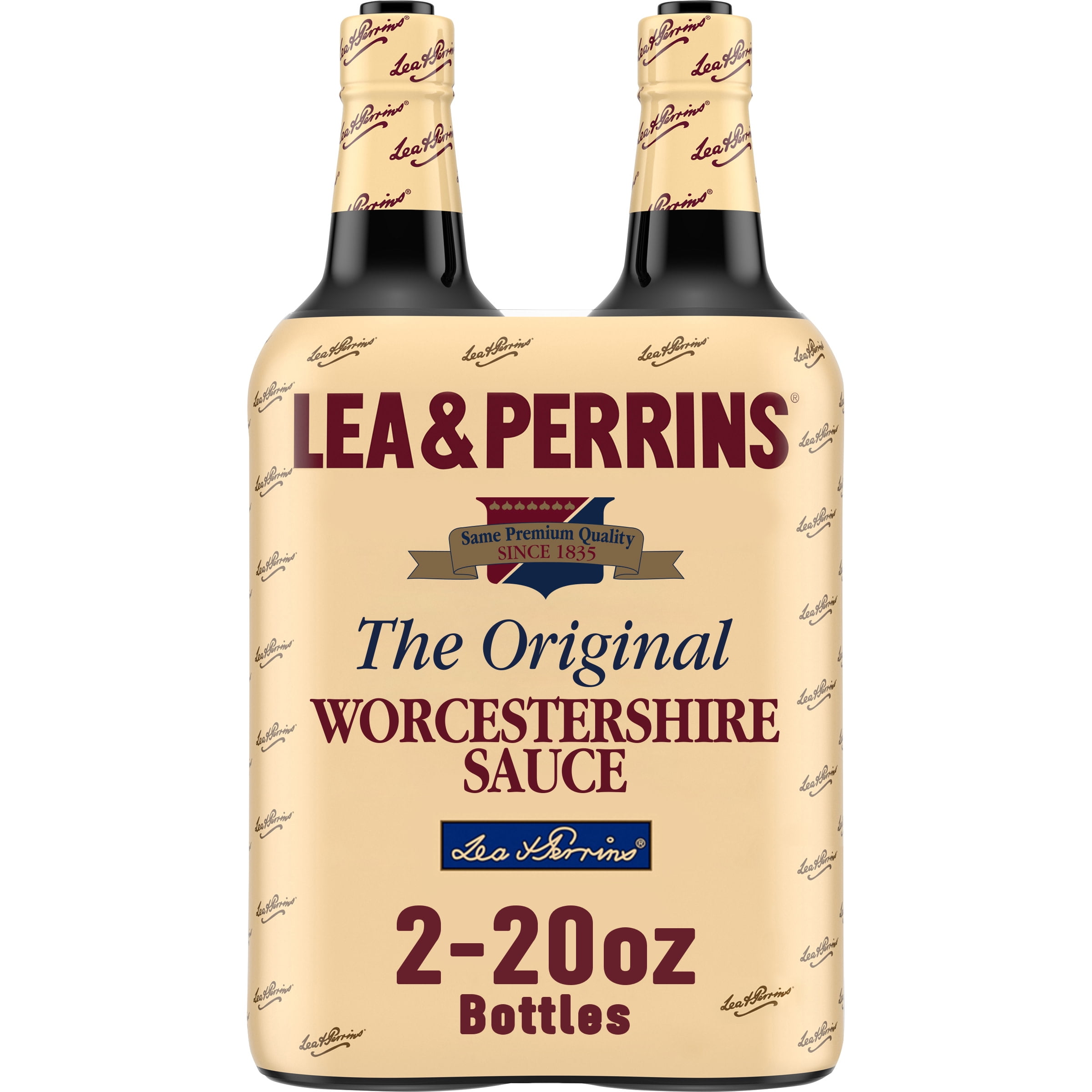 Lea & Perrins The Original Worcestershire Sauce, 2 ct Pack, 20 fl oz  Bottles 