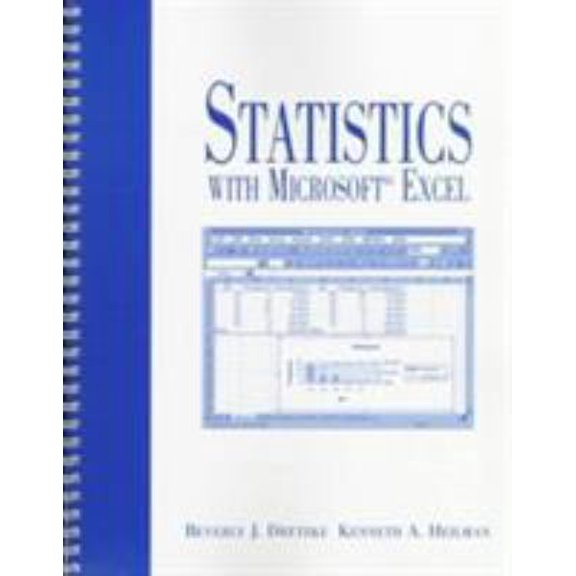 Pre-Owned Statistics With Microsoft Excel (Paperback) 0139565337 9780139565335