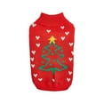 thumbnail image 2 of KYAIGUO Christmas Dog Puppy Sweater Cats Costumes,Small Medium Warm & Comfortable Xmas Turtleneck Dog Puppy Sweaters for Fall Winter, 2 of 7