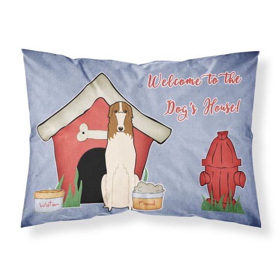 Dog House Collection Borzoi Fabric Standard Pillowcase