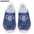 thumbnail image 1 of Doginthehole - Zapatillas de deporte informales para mujer, ligeras, cómodas y planas, de malla, para verano, 1 of 5