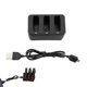 thumbnail image 4 of 3-in-1 Multi Battery Charger Hub Intelligent Fast Charging Compatible with DJI Tello Drone Black, 4 of 5