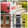 thumbnail image 5 of Unique Bargains 2.48 Inch 3D Self-Adhesive House Letter D for Hotel Mailbox Address, Matte Black, 5 of 5