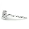 thumbnail image 2 of 14k White Gold Polished X-O Ring Size 7, 2 of 3