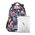 thumbnail image 7 of FORMRS Kids School Backpack Elementary Student Unisex Travel Bookbag with Reflective Stripes, Pink and Purple Flowers, 7 of 7