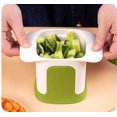 thumbnail image 4 of Picadora de verduras, picadora de gadgets multifuncional, cortadora de mandolina portátil de acero inoxidable, para patatas y frutas (blanco) brillar Electrónica, 4 of 5