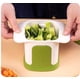 thumbnail image 4 of Picadora de verduras, picadora de gadgets multifuncional, cortadora de mandolina portátil de acero inoxidable, para patatas y frutas (blanco), 4 of 5