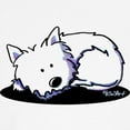 thumbnail image 3 of CafePress - Nap Time Westie Kids Light T Shirt - Light T-Shirt Kids XS-XL, 3 of 4