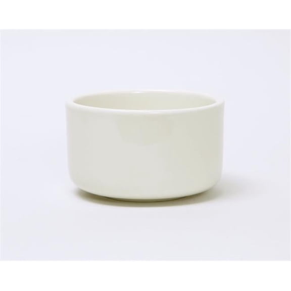 Tuxton China BES-1208 Unhandled Soup Cup 12 oz. - Eggshell - 2 Dozen
