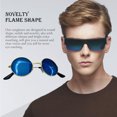 thumbnail image 4 of Vogacara Gafas de sol Flame de alto rango Visión de alta definición Robusto Ligero Mano de obra fina Diseño único Gafas geniales Cuidado de ojos tipo 3, 4 of 6