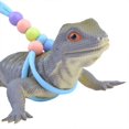thumbnail image 2 of Correa ajustable para lagarto, arnés para lagarto, correa para lagarto, correa luminosa para lagarto (azul) (azul), 2 of 5