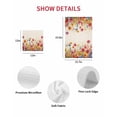 thumbnail image 7 of Pastoral Botanical Kitchen Dish Towels for Drying Dishes Set of 2, Watercolor Spring Summer Flowers Rustic Waffle Weave Microfiber Hand Tea Bathroom Towels Quick Dry & Absorbent Towel 12x12, 7 of 7