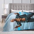 thumbnail image 2 of Blanket Shemar Actor Moore Throw Flannel Blankets Warm Soft Cozy Fuzzy Blanket for Bed Sofa Couch Camping Travel Gift Blankets for All Seasons 40"x30", 2 of 6