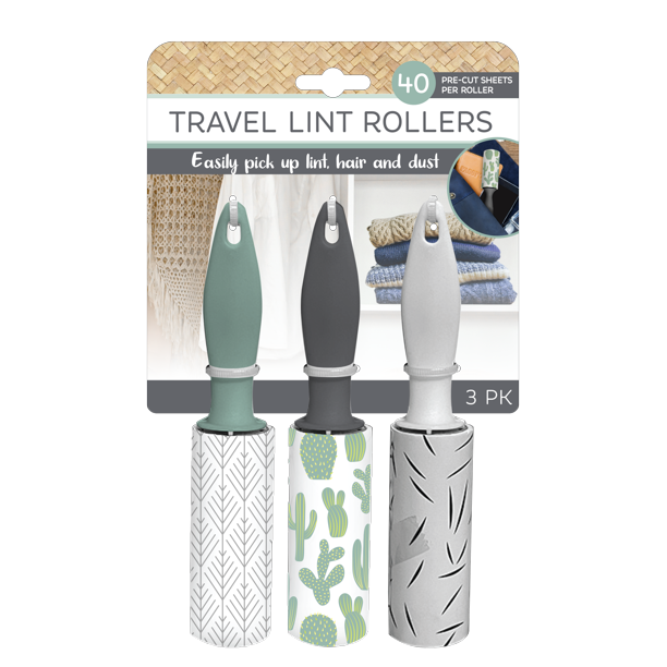 Travel Lint Rollers 3pk