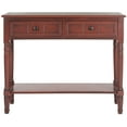 thumbnail image 4 of SAFAVIEH Samantha Contemporary 2 Drawer Console, Red, 4 of 6