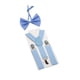 thumbnail image 5 of Conjunto de tirantes y pajarita para niños, ajustable, para bebés y niños, para bodas. azul, 5 of 9