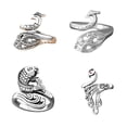 thumbnail image 3 of Guardurnaity Anillo ajustable con forma de pavo real. Herramientas de ganchillo modernas y encantadoras. Accesorios de aleación con forma de pavo Ropa, zapatos y accesorios Miscelánea No.04, 3 of 5