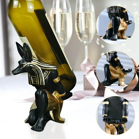 Agierg porte-bouteille de vin support de téléphone portable résine Statue  Figurine Sculpture outils de cuisine ornements