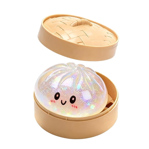 EGNMCR Stress Relief Toy;Puzzle Stress Relief Toy;Fidget Toy Decompression Big Bun Toy Imitation Of True And False Tool Small Silicone Stress Relieving Release Hand Pinching Stress Ball