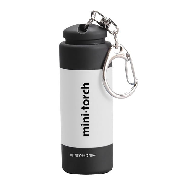 Mini linterna recargable por USB: 0,3 W, 25 lúmenes, IPX-3, para uso doméstico y como linterna de emergencia al aire libre