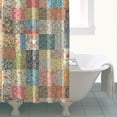 thumbnail image 4 of Pioneer Flower Floral Print Pattern Shower Curtain 72"x72", Bathroom Decorative Shower Curtain Set with 12 Hooks, Waterproof Washable, 4 of 6