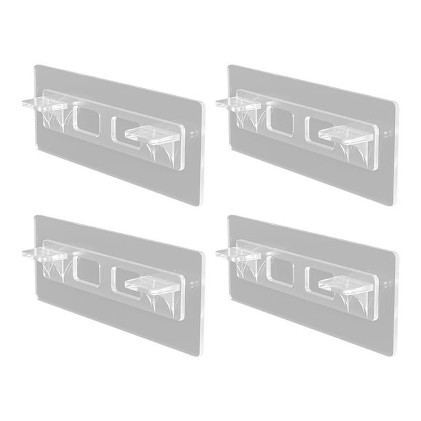 Matsuzay Soportes para estantes, clavijas de estante autoadhesivas sin rastro, soportes de partición DIY, ganchos para armarios de pared, Clips, Organizadores de utensilios de cocina No.09 Matsuzay HA010081-09