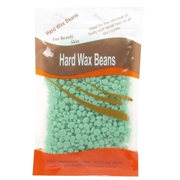 Frijoles Con Cera Sin Rayas 100 G Dura Depilatoria Naturaleza Natural para Todas Las Áreas Cuerpo Y Bikini Rojo