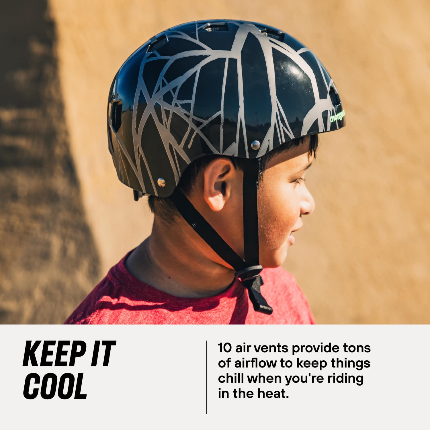 Mongoose Rebel Youth Unisex Multi-Sport Helmet, Gray