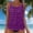 Purple, variant on HOMBOM Tankini Swim Suits for Women Tummy Control Swimwear Tropical Tankini Army Green Beach Ladies Bathing Suit 2 Piece