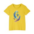 thumbnail image 1 of RXIRUCGD 2025 Vêtements d'Été pour Enfants T-shirt Imprimé Mode Mignon Col Rond Manches Courtes, 1 of 5